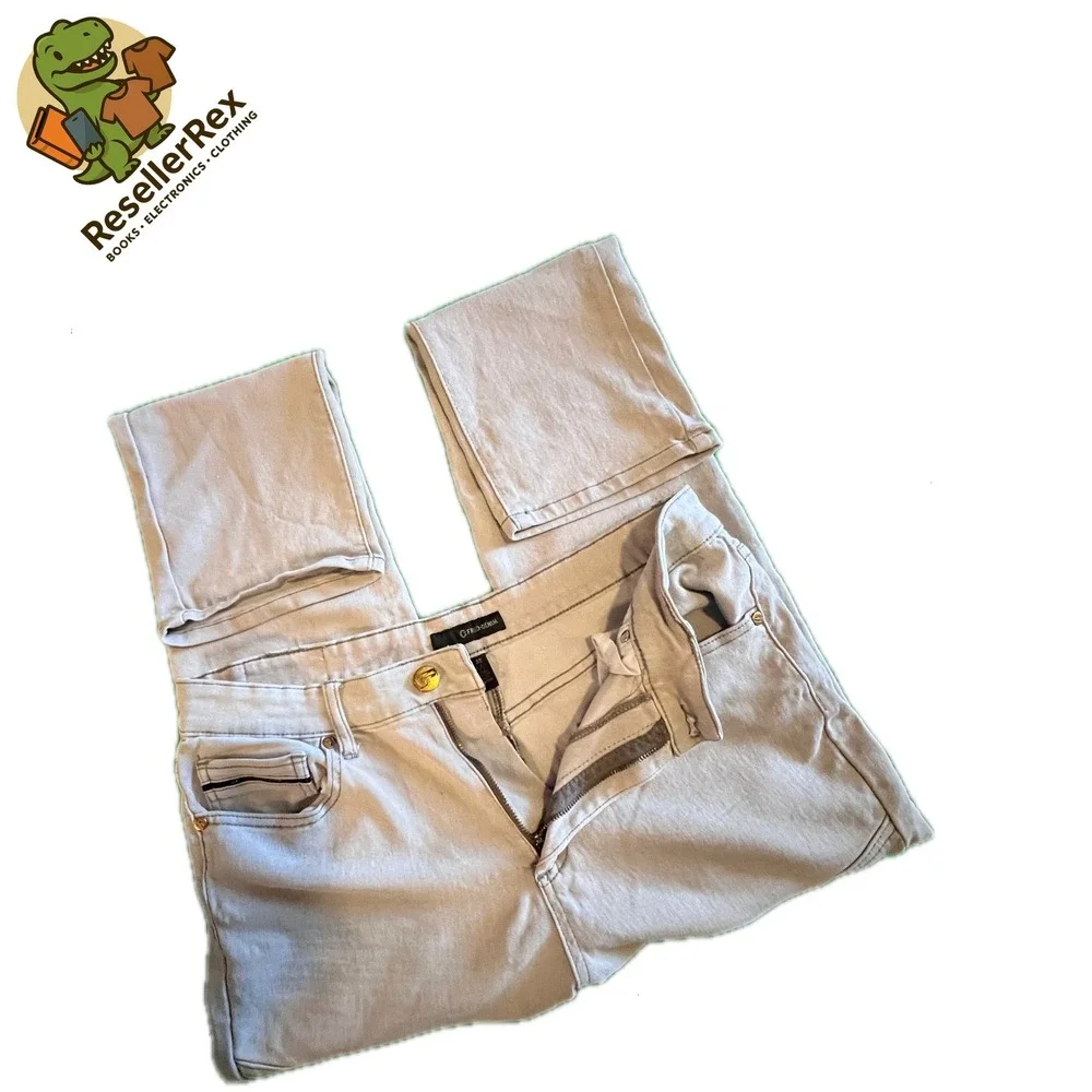 Fried Denim Men's 36x32 Slim Fit Light Tan Chinos‎ Pants Casual Dress